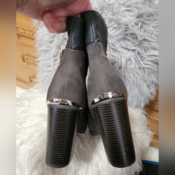 Juicy Couture/ Livia Ankle Boots In Charcoal - Picture 4 of 7